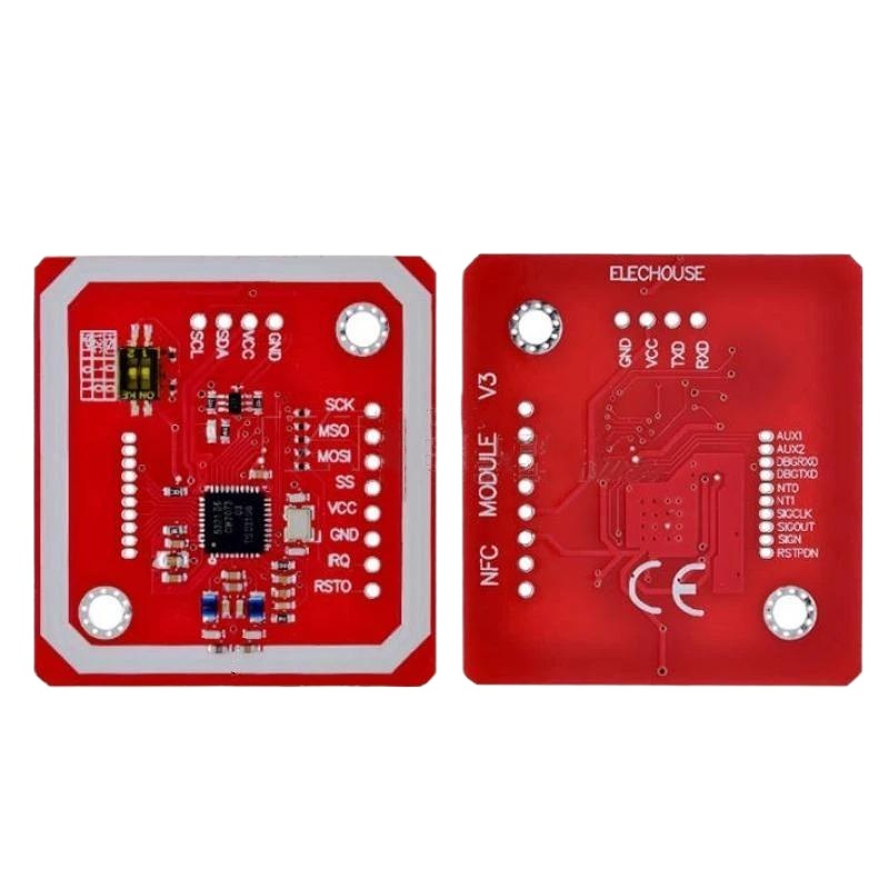 Nfc Card Reader - PN532 NFC RFIDリーダーライターCV3モジュール内蔵アンテナは、アクセスカードの複製開発用途にI2C、SPI、HSUをサポートします。