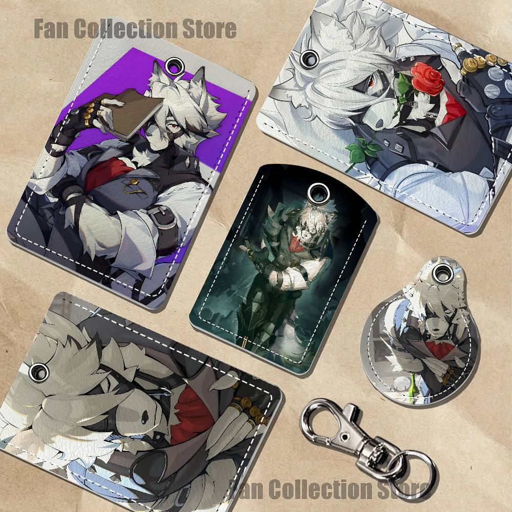 Airtag Holder Case - ZZZ V-Von Lycaon 漫画映画歌手ゲームアニメレザーカードホルダーはアクセス制御IDカードを収納できる地下鉄エアタグケース