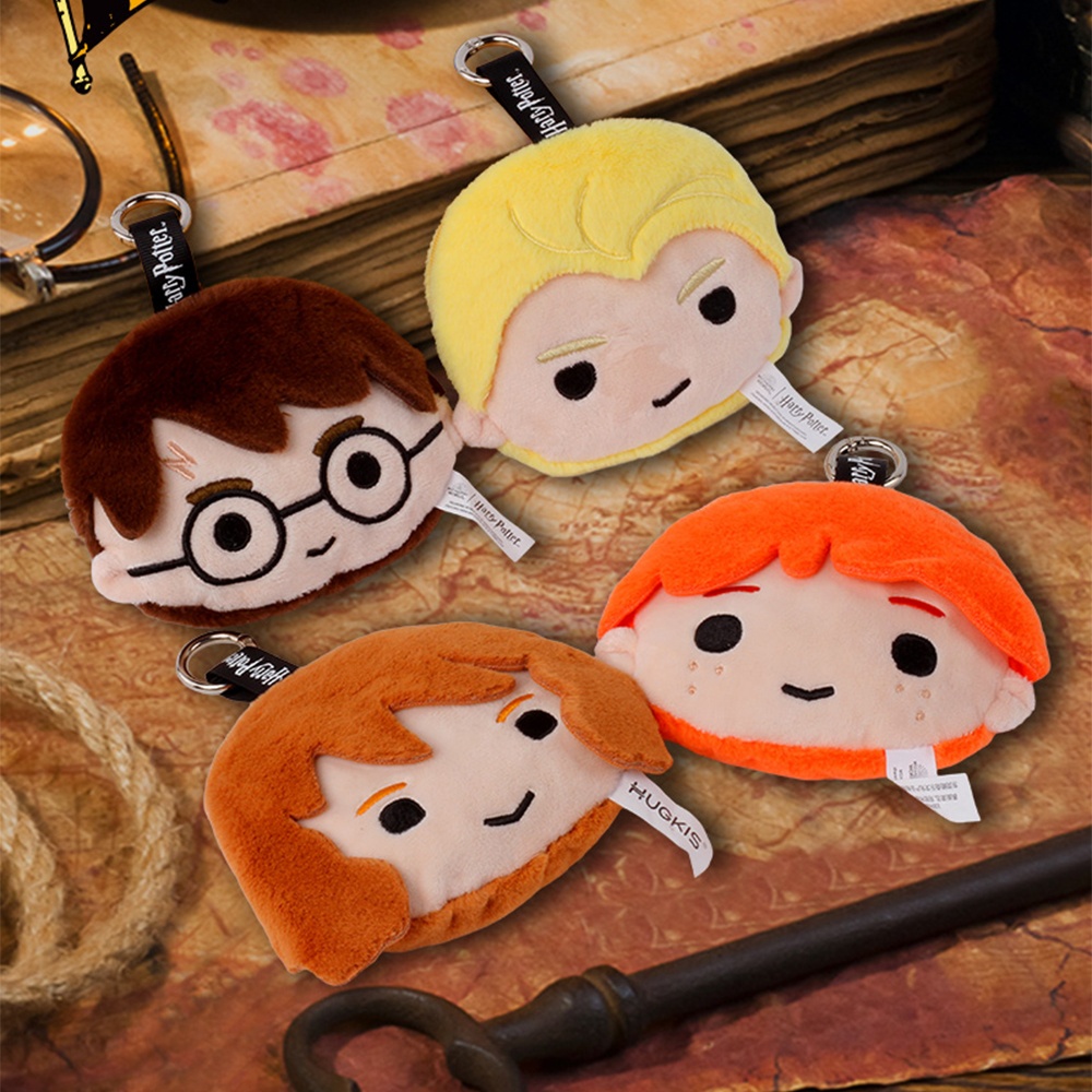 Phone Accessories Toys - ハリー・ポッターぬいぐるみコインケース、ハーマイオニー、ロナルド、ヘドウィグ、マロフィーのバックパック、携帯電話ケース、キーホルダーチャーム、ホリデーパーティーギフト、おもちゃ