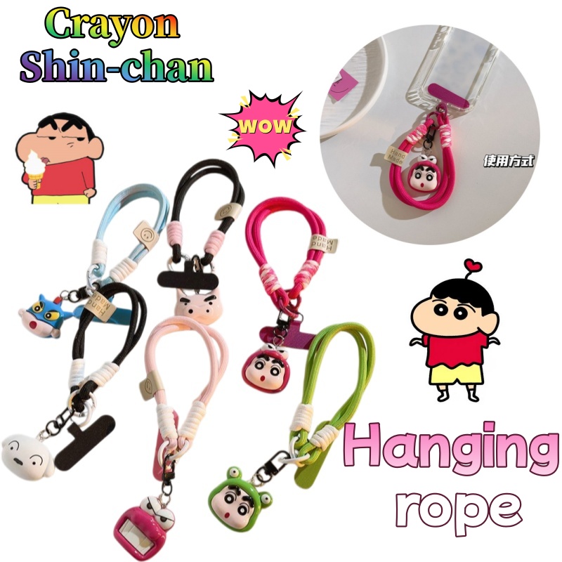Phone Accessories For Photography - クレヨンしんちゃん シロ クロコダイル ぬいぐるみ 電話ストラップ カメラチェーン