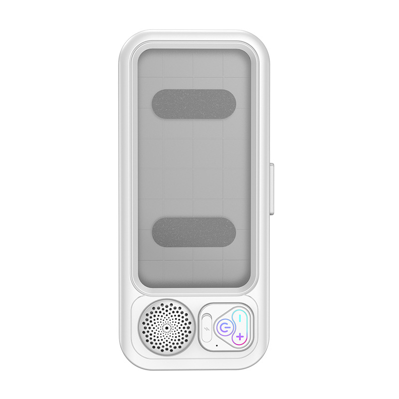 Phone Accessories Brand - ホットセールブランドのBluetoothシャワースピーカー、視覚の饗宴を復元するための携帯電話用、IPX4レベルのバスフォン用ホワイトアクセサリー ﻿