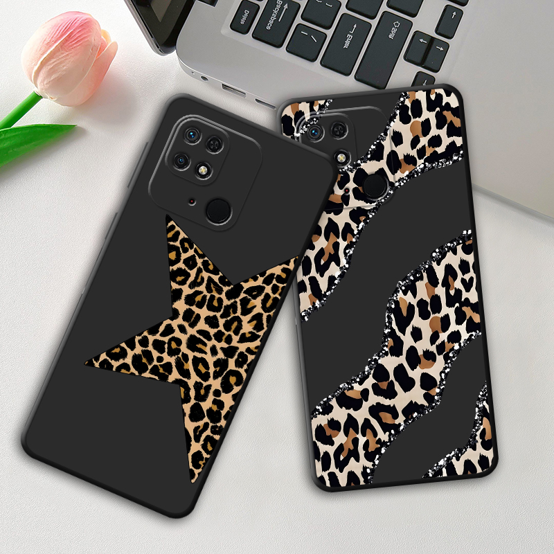 Xiaomi Phone Accessories - レオパード柄スターアートケース Xiaomi Poco F8 M3 M4