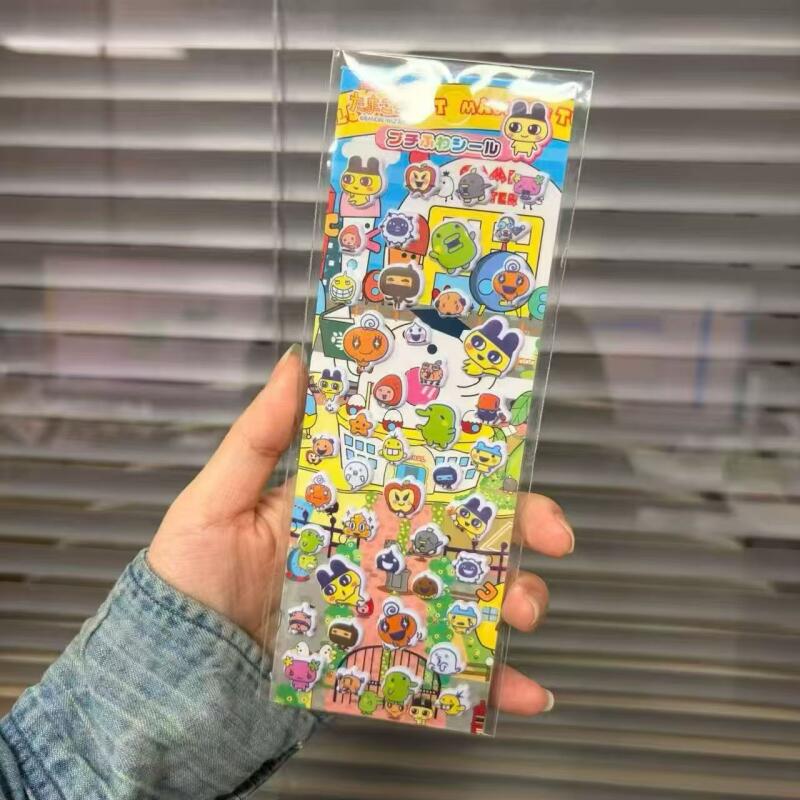 Phone Accessories Toys - 6 個たまごっち漫画バブルステッカー創造性 Diy 電話ケーススーツケースラップトップ装飾ステッカーアニメ周辺機器ギフトおもちゃ