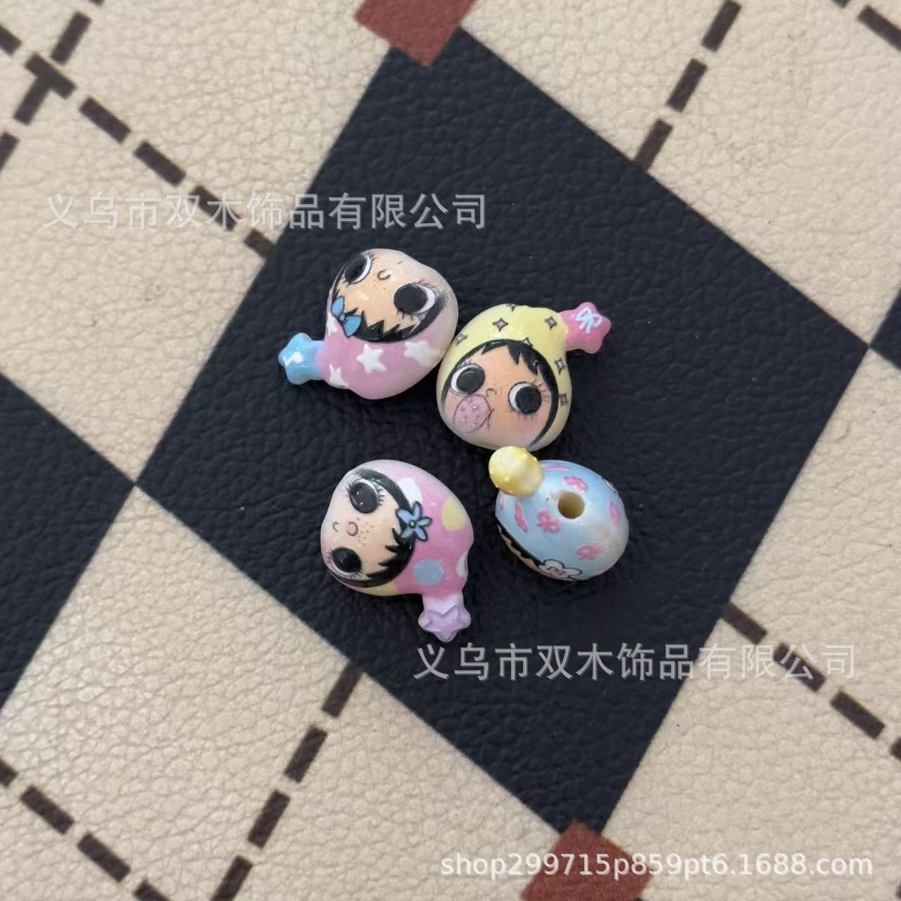 10個入りプリントレリーフスターハットユユアバタービーズDI - Phone Accessories Chain のレビューと価格