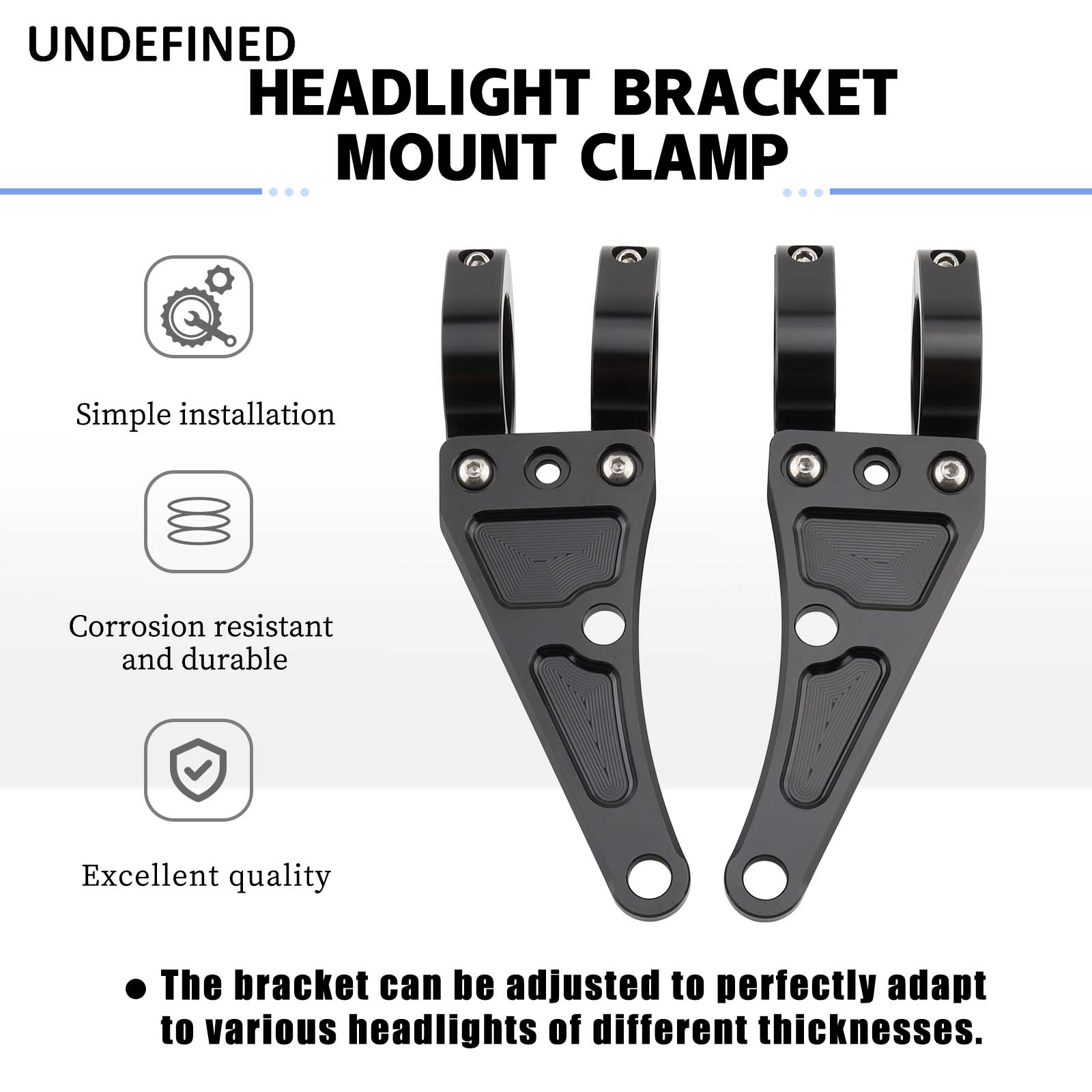 ユニバーサルヘッドライトサポートクランプ,ヘッドチューブ,ラ - Phone Accessories Company のレビューと価格
