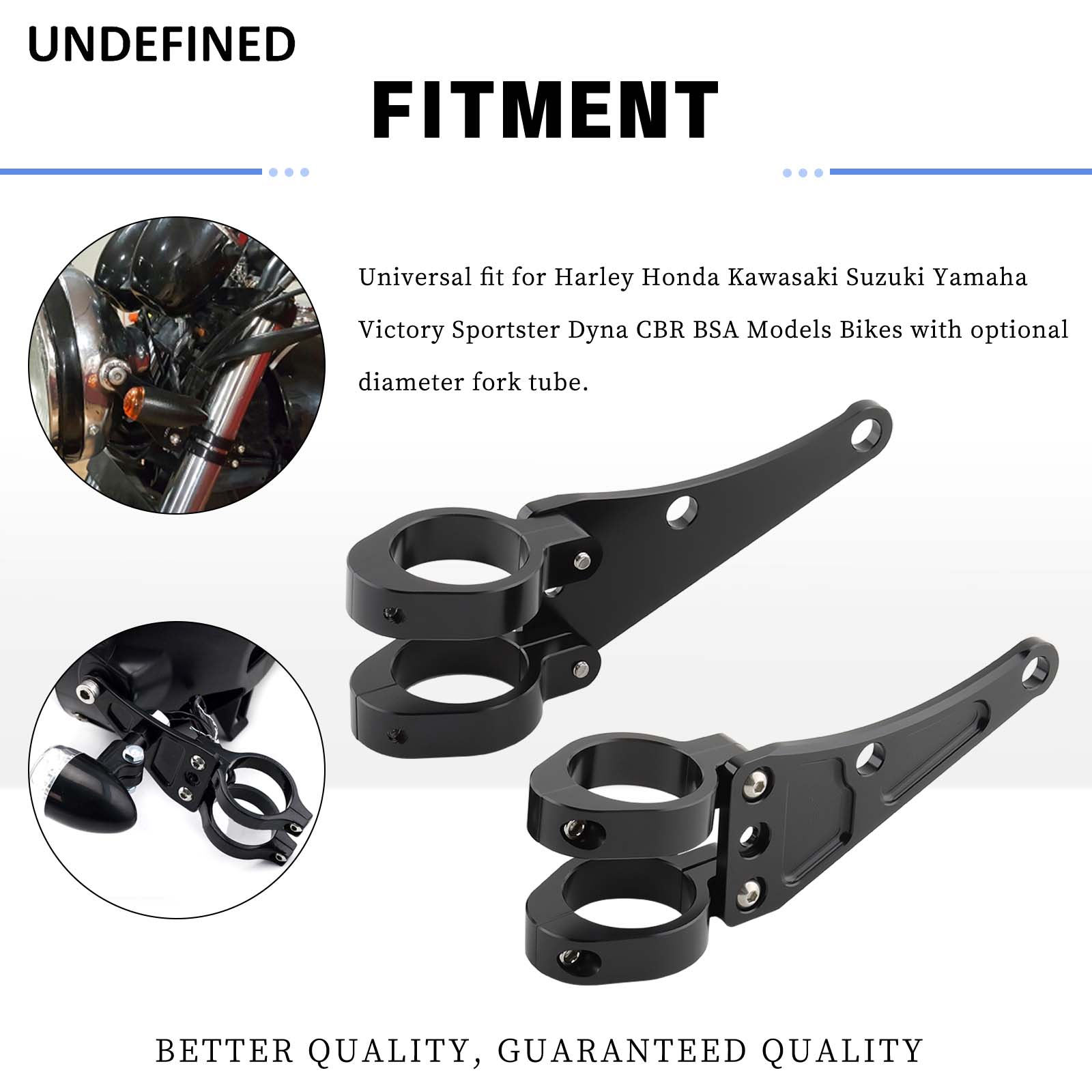 ユニバーサルヘッドライトサポートクランプ,ヘッドチューブ,ラ - Phone Accessories Company のレビューと価格