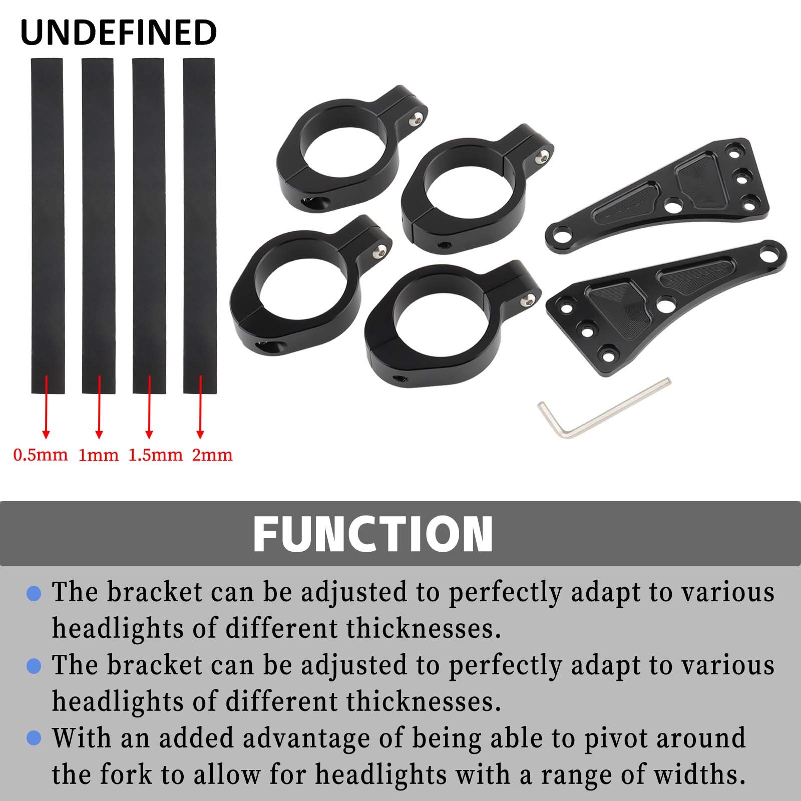 ユニバーサルヘッドライトサポートクランプ,ヘッドチューブ,ラ - Phone Accessories Company のレビューと価格