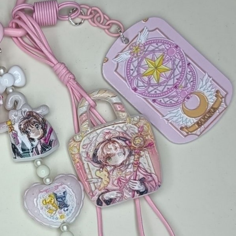 新モデルカードキャプターさくらガーリッシュハート創造性スター - Phone Accessories Chain のレビューと価格