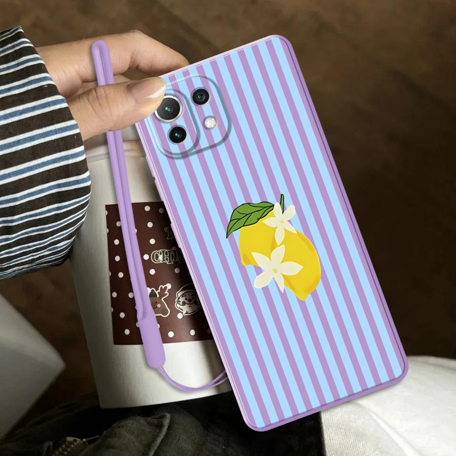 レモンクールストライプパターンケース Xiaomi Mi 1 - Xiaomi Phone Accessories のレビューと価格