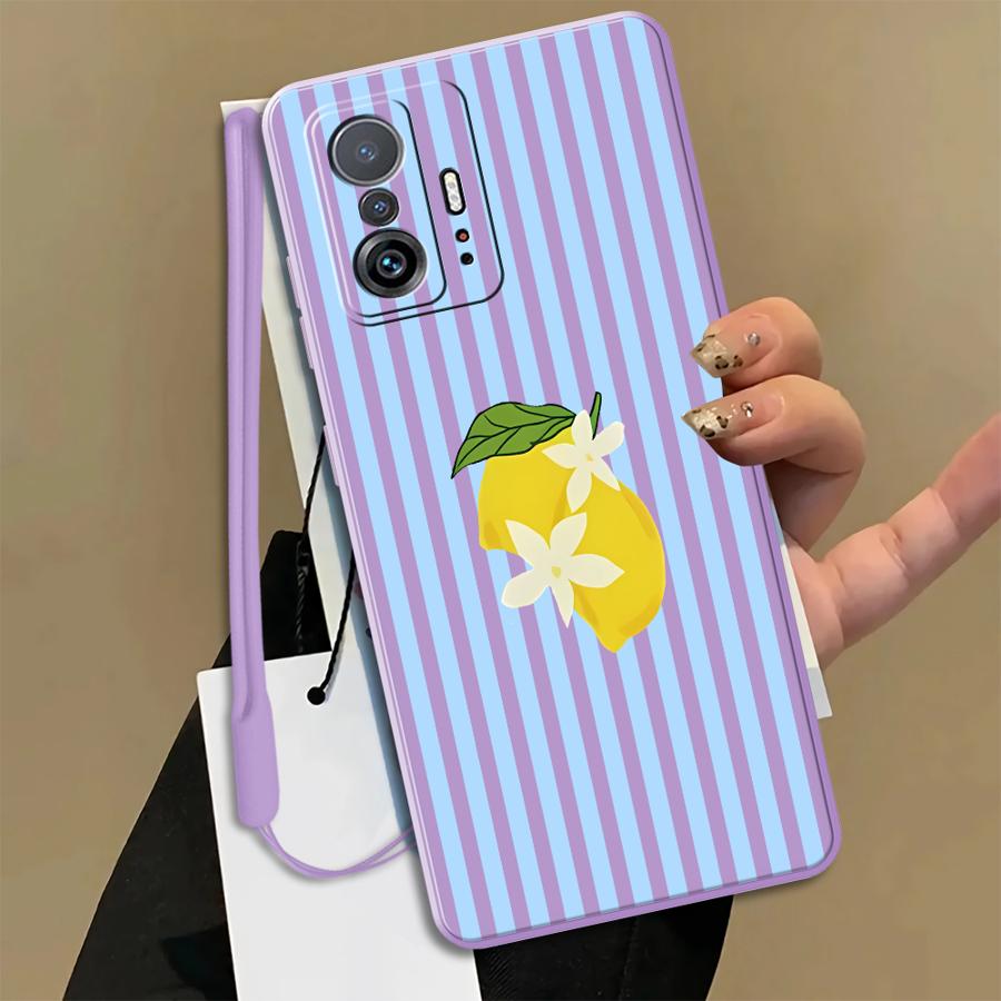 レモンクールストライプパターンケース Xiaomi Mi 1 - Xiaomi Phone Accessories のレビューと価格