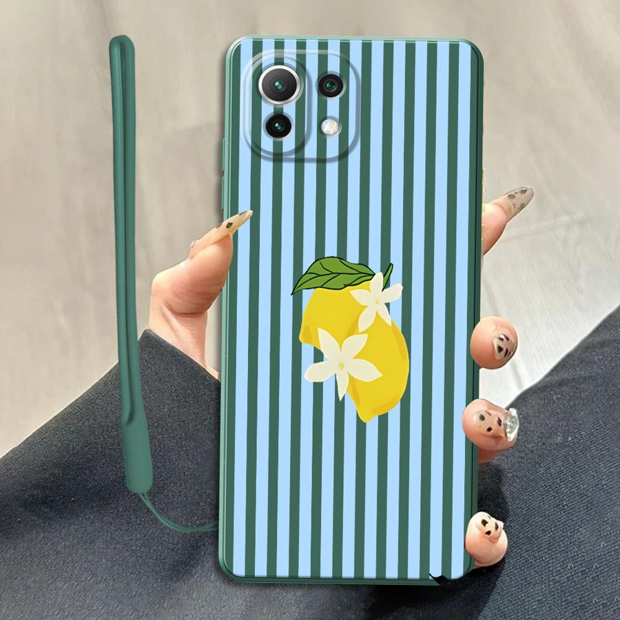 レモンクールストライプパターンケース Xiaomi Mi 1 - Xiaomi Phone Accessories のレビューと価格