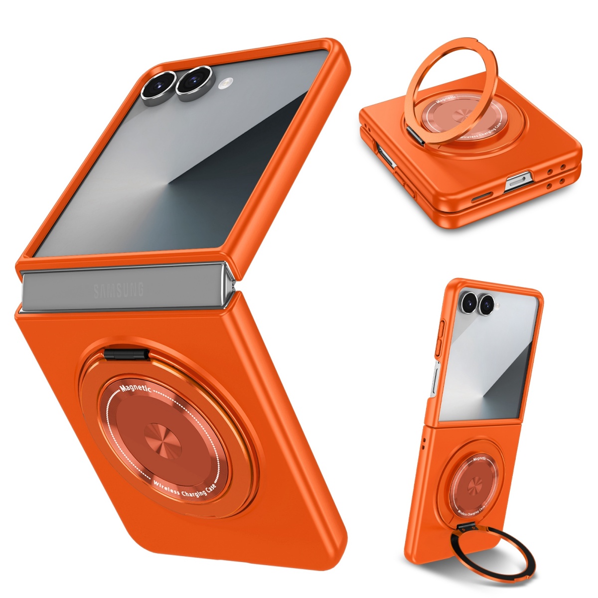 磁気金属回転リングホルダー電話ケースギャラクシー Z フリッ - Phone Ring Holder のレビューと価格
