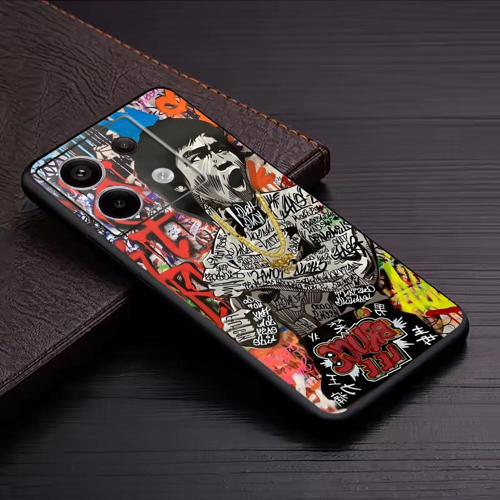 バンクシー グラフィティ アート スマホケース Redmi  - Xiaomi Phone Accessories のレビューと価格