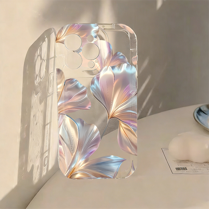 カラフルなメタリックイチョウプリントのスマホケース Xiao - Xiaomi Phone Accessories のレビューと価格