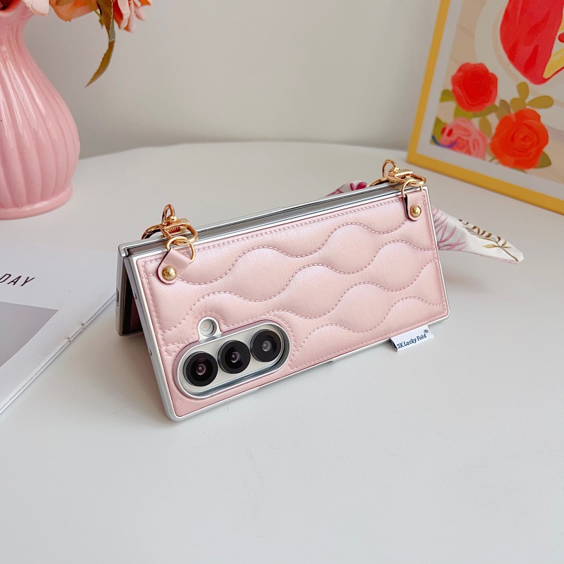 高級ウェーブ柄レザー製スマホケース Samsung Gala - Z Phone Accessories のレビューと価格