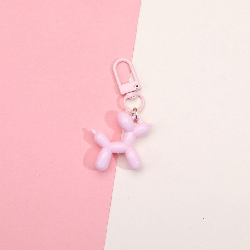 カラフルなバルーン犬キーホルダー 3D かわいいペンダントバ - Phone Accessories Hanger のレビューと価格