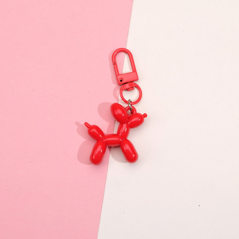 カラフルなバルーン犬キーホルダー 3D かわいいペンダントバ - Phone Accessories Hanger のレビューと価格