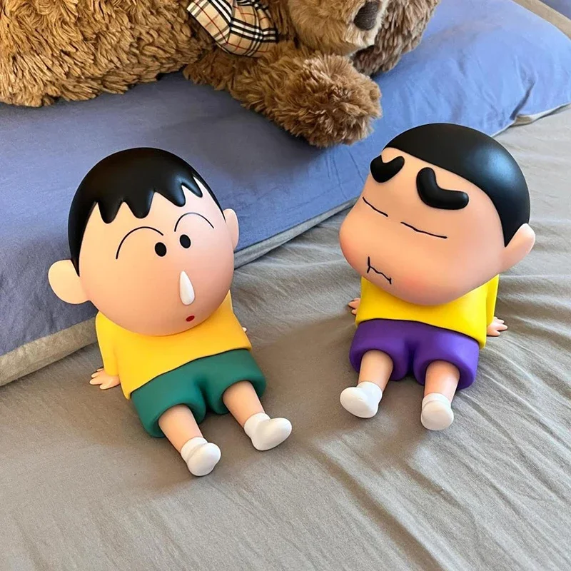 クレヨンしんちゃんフィギュアおもちゃ電話ホルダーかわいいアニ - Phone Accessories Toys のレビューと価格
