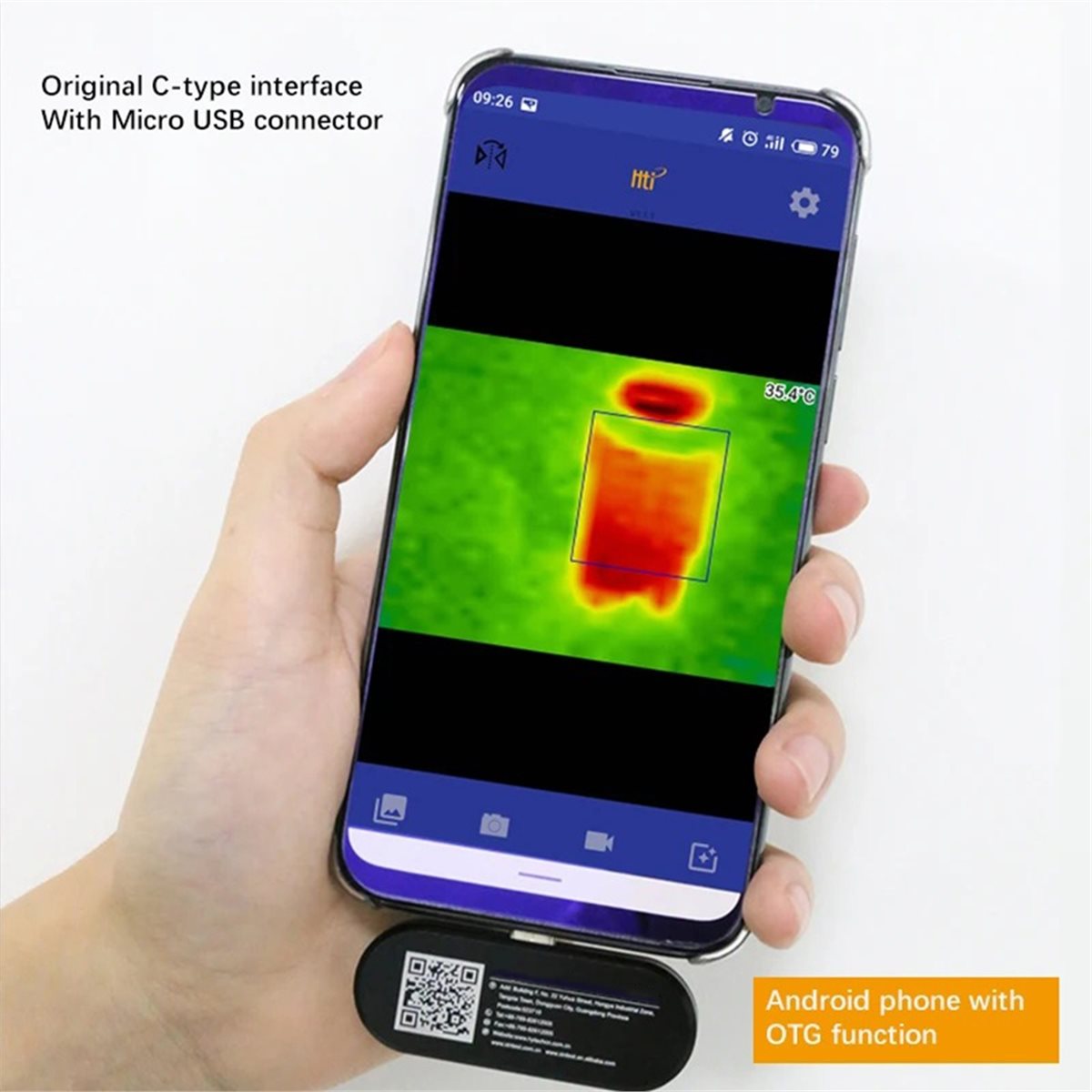 便利なモバイルサーマルカメラ USB Type-C Andr - Phone Accessories Images のレビューと価格