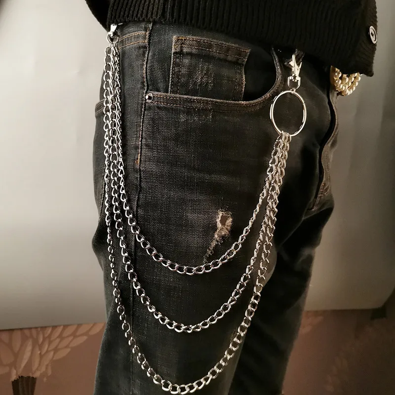 レイヤーメタルベルトチェーンパンクフックメタルウエストウォレ - Phone Accessories Hanger のレビューと価格