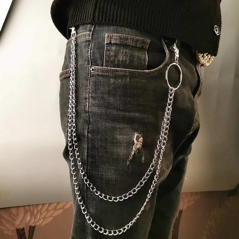 レイヤーメタルベルトチェーンパンクフックメタルウエストウォレ - Phone Accessories Hanger のレビューと価格