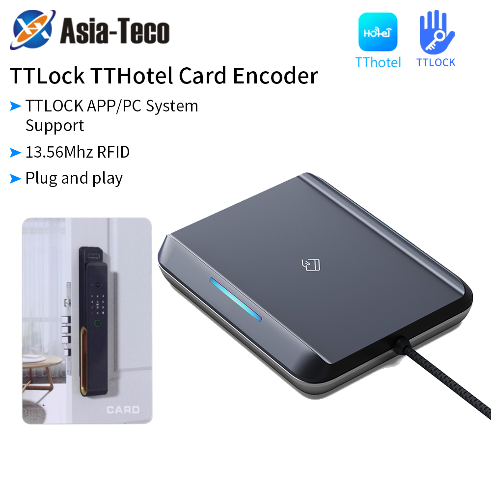 Ttlock-ホテル用のインテリジェントキーカード,エンコー - Nfc Card Reader のレビューと価格