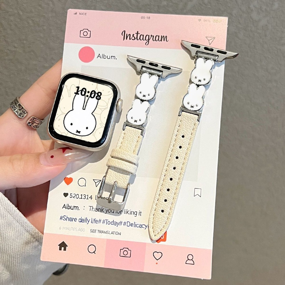 新しいスタイルかわいいミッフィーかわいい Applewatc - Airtag Holder Case のレビューと価格