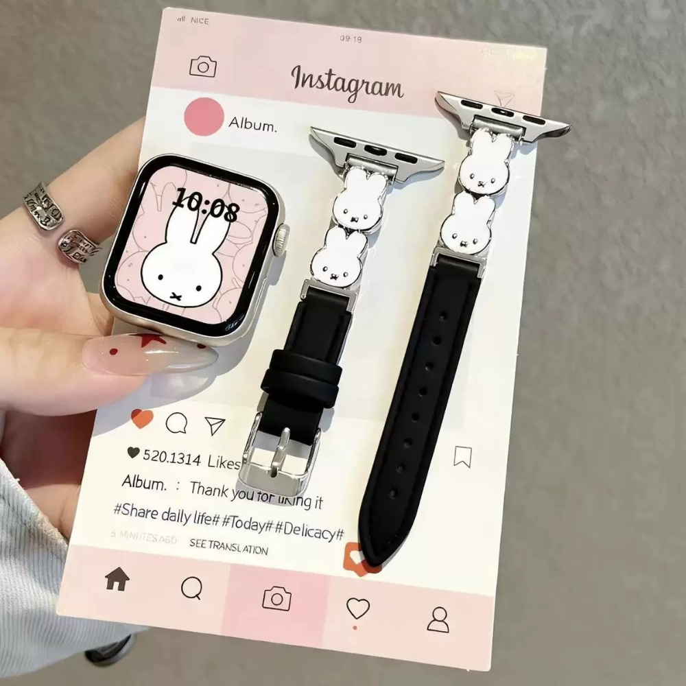 新しいスタイルかわいいミッフィーかわいい Applewatc - Airtag Holder Case のレビューと価格