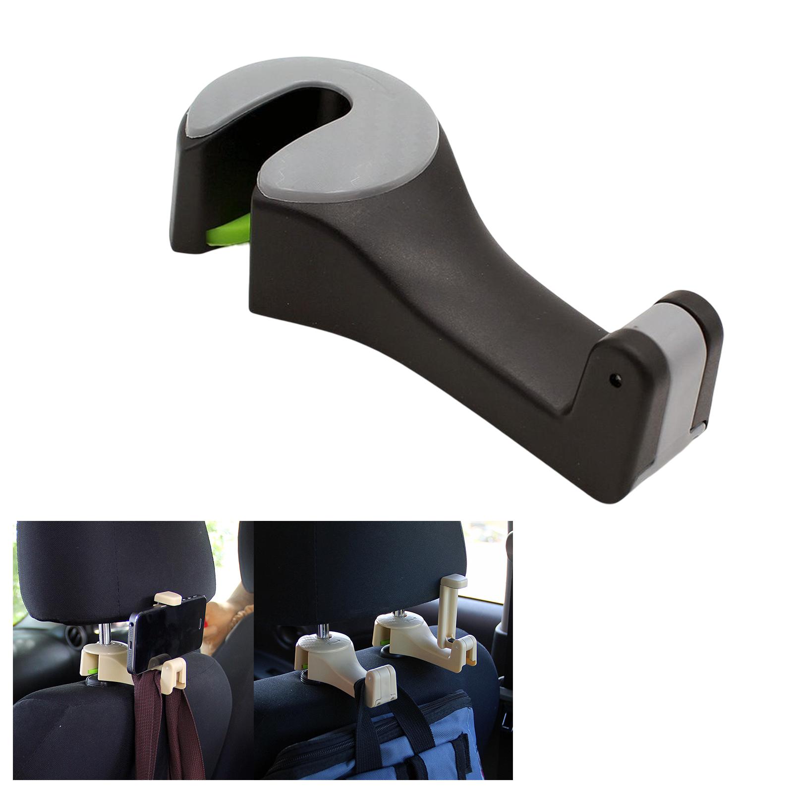 車用ヘッドレスト隠しフック 強力耐荷重ハンガー オーガナイザ - Phone Accessories Hanger のレビューと価格