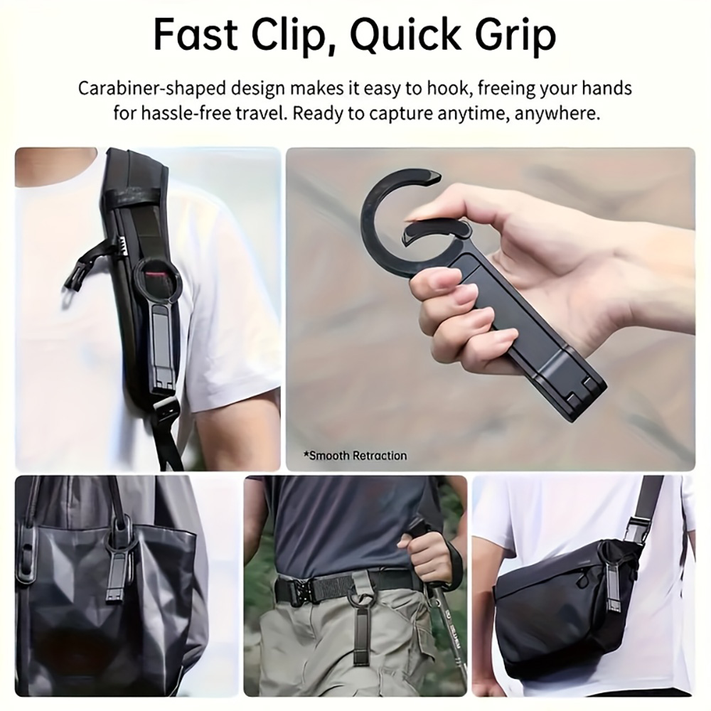 カラビナ式携帯電話三脚マグネットホルダー スタンド デスクト - Phone Accessories For Photography のレビューと価格