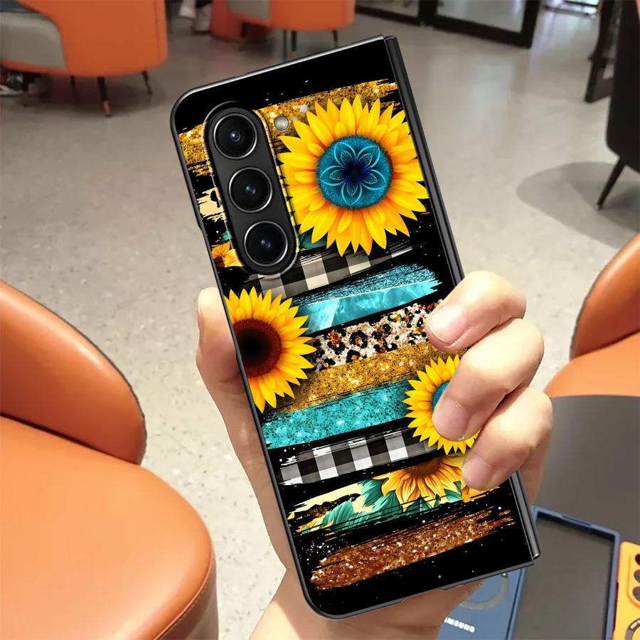 ゼブラストライプひまわりバックフォンカバーケース Samsu - Z Phone Accessories のレビューと価格