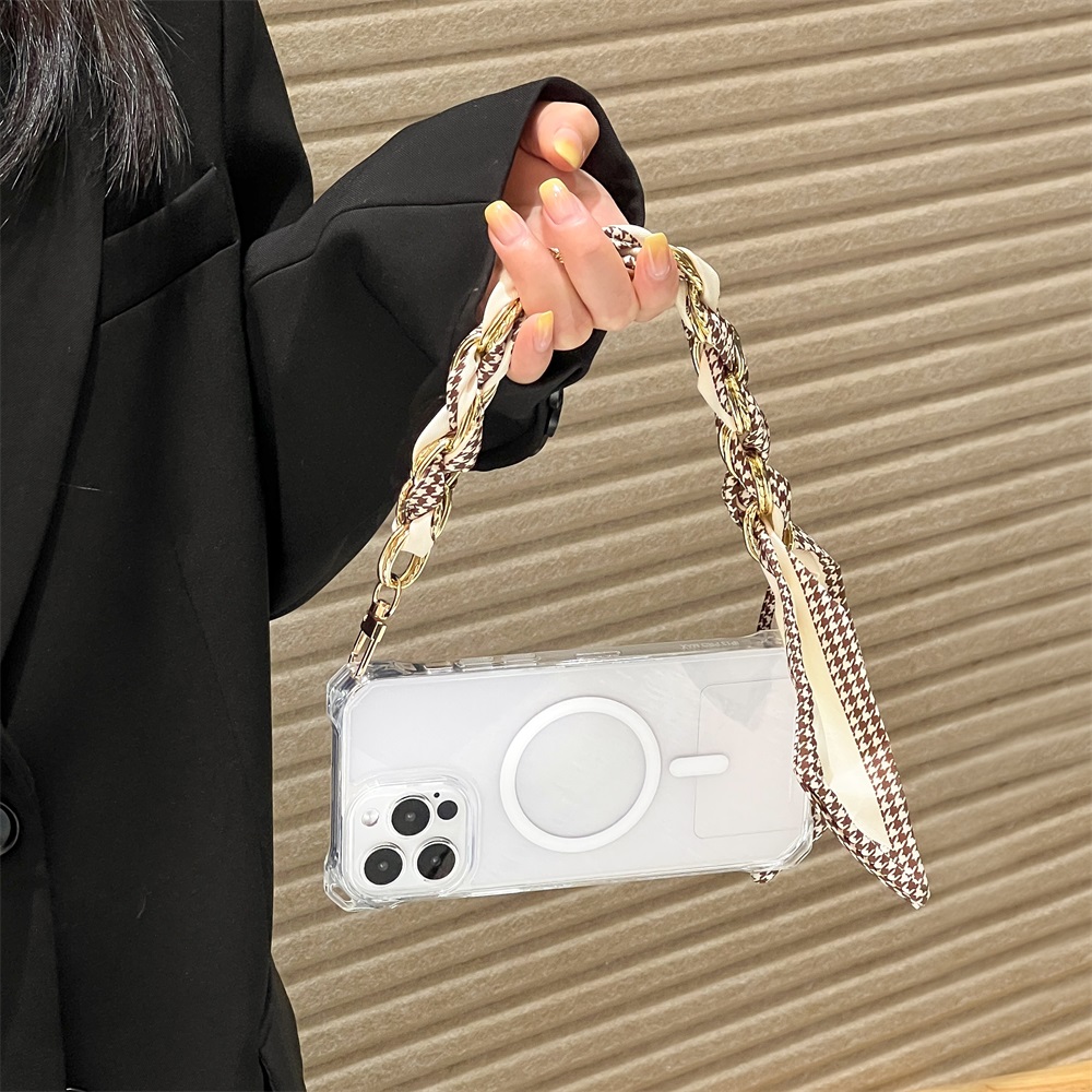 携帯電話用ショートストラップユニバーサルシルクスカーフハンド - Phone Accessories Chain のレビューと価格
