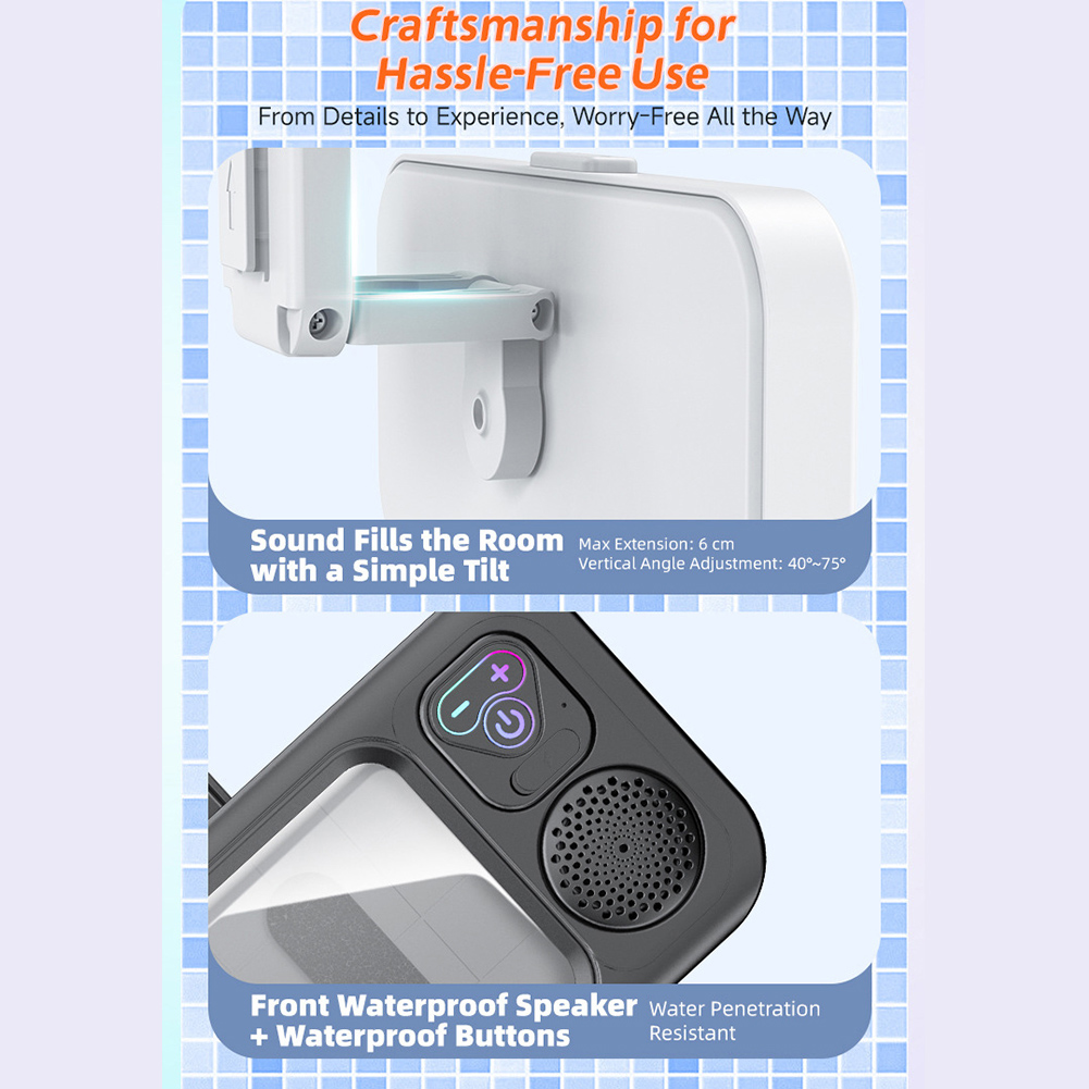 ホットセールブランドのBluetoothシャワースピーカー、 - Phone Accessories Brand のレビューと価格