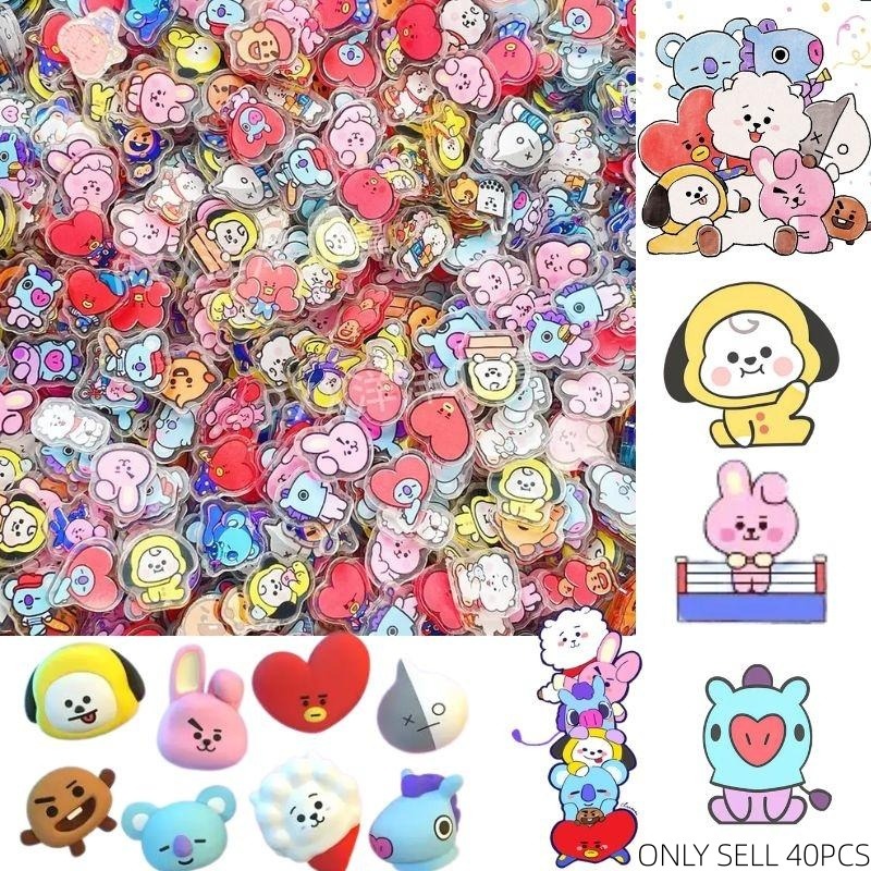 100個入り ミニBT21アクリルプレート DIYアクセサリ - Phone Accessories Toys のレビューと価格