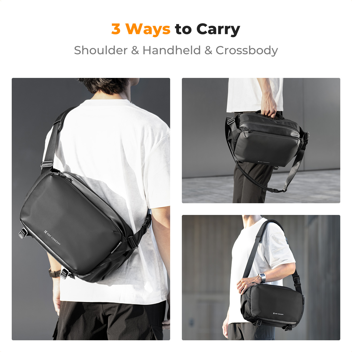 K&F CONCEPT 12L/10L カメラスリングバッグ - Phone Accessories For Photography のレビューと価格