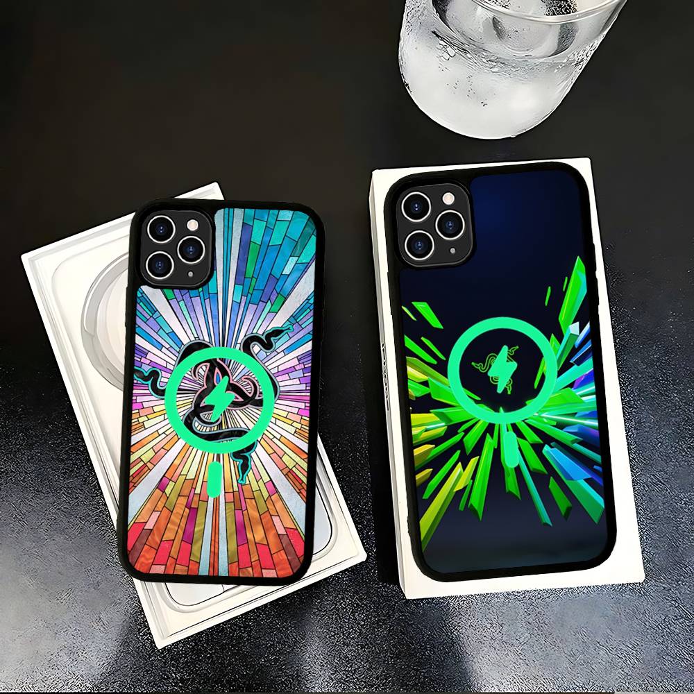 周辺機器ロゴR-RazerSブランド 磁気ワイヤレス電話ケー - Phone Accessories Brand のレビューと価格