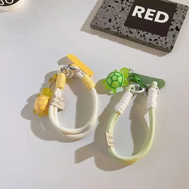 ユニバーサル編み込み式携帯電話ストラップ、漫画の亀の吊り下げ - Phone Ring Holder のレビューと価格