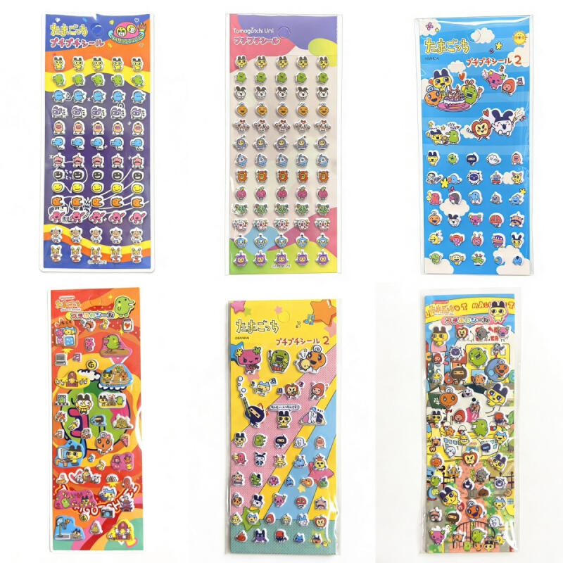 6 個たまごっち漫画バブルステッカー創造性 Diy 電話ケー - Phone Accessories Toys のレビューと価格