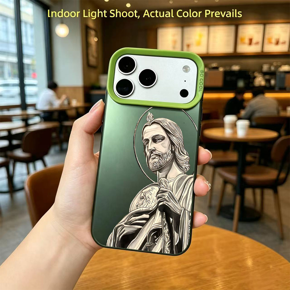 サン・ジュダス・タデオ柄デザインのiPhoneケース（iPh - Apple Iphone 15 のレビューと価格