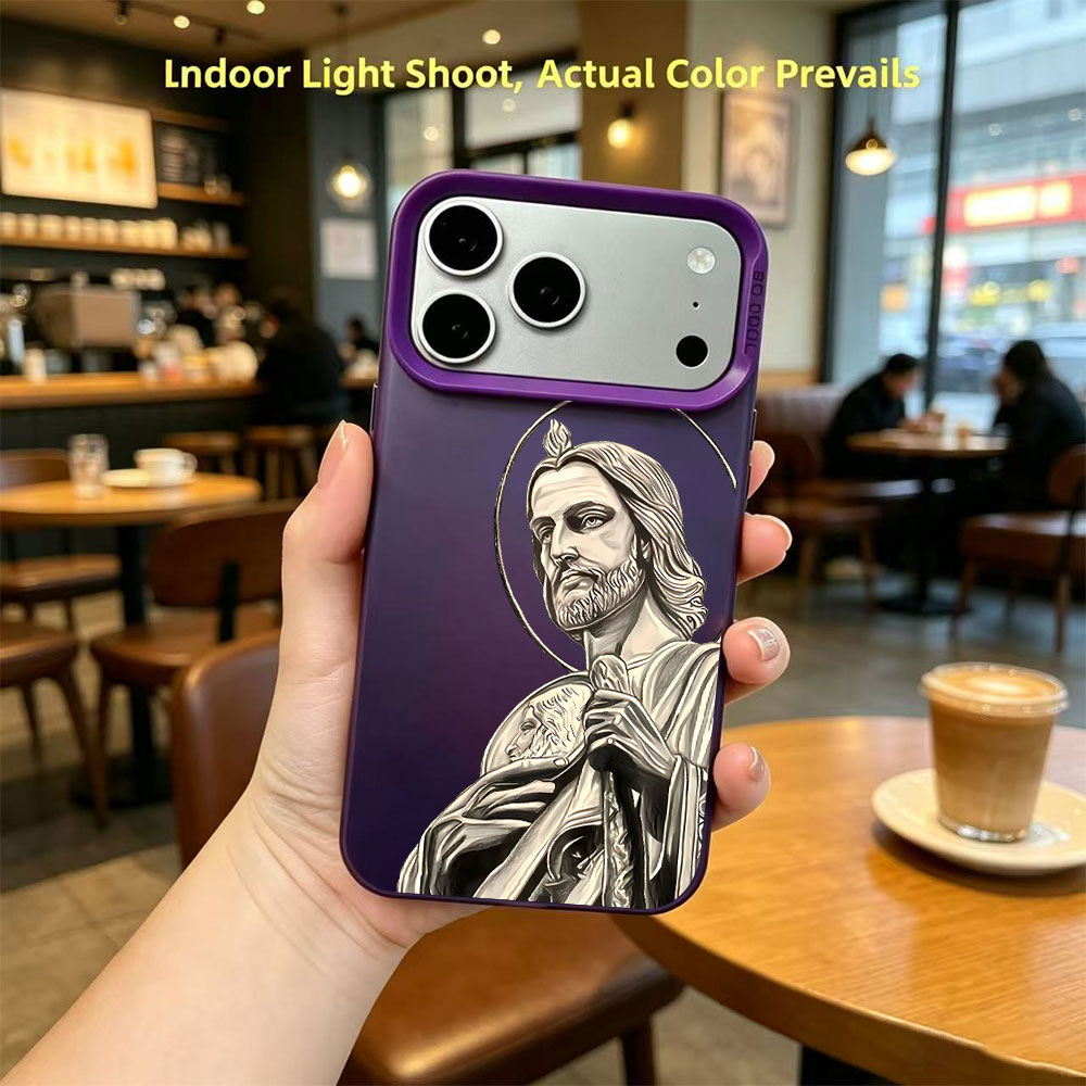 サン・ジュダス・タデオ柄デザインのiPhoneケース（iPh - Apple Iphone 15 のレビューと価格
