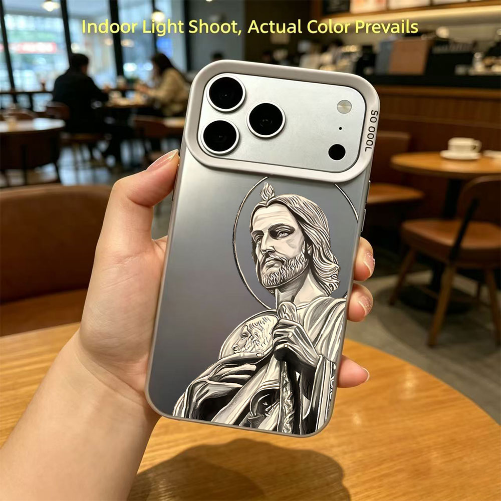 サン・ジュダス・タデオ柄デザインのiPhoneケース（iPh - Apple Iphone 15 のレビューと価格