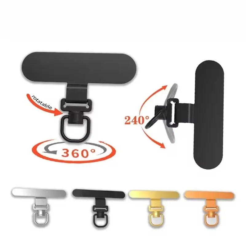 360度回転式スマホランヤードクリップ、金属製ステンレス鋼テ - Phone Ring Holder のレビューと価格