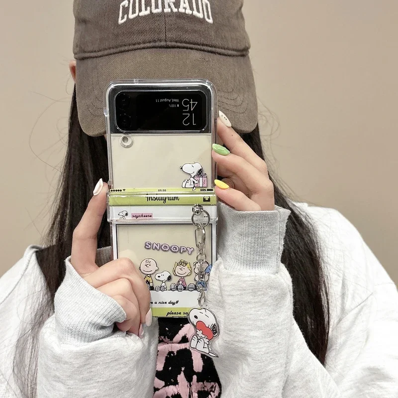 かわいい漫画スヌーピーチャーリーブラウン透明電話ケース サム - Z Phone Accessories のレビューと価格