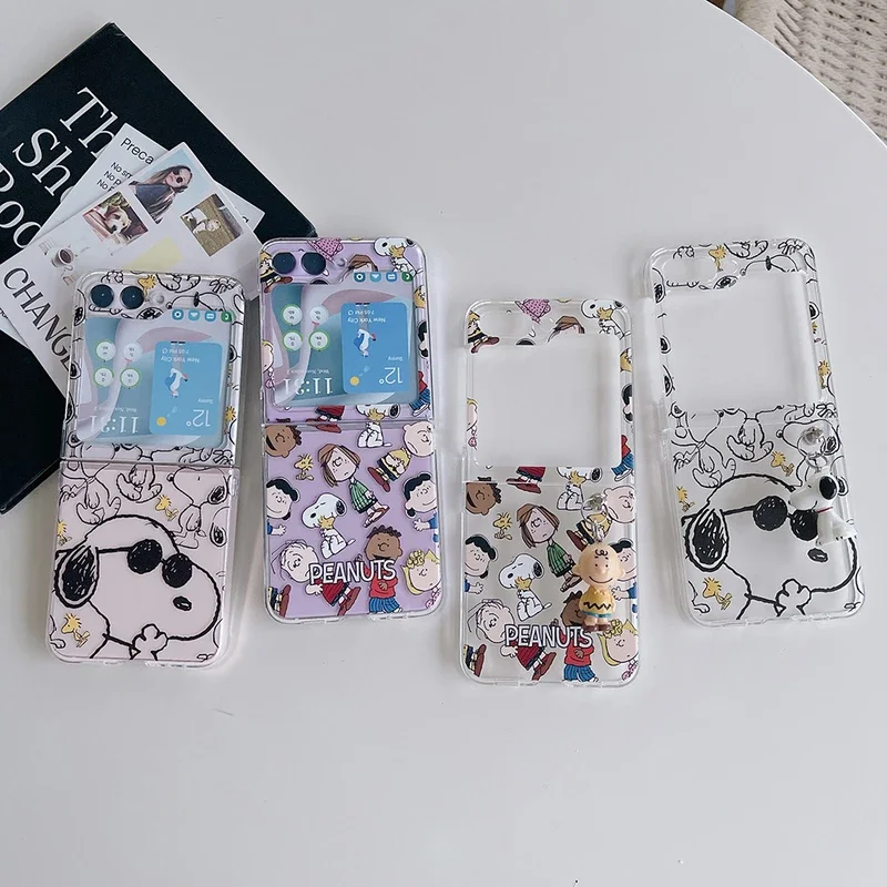 かわいい漫画スヌーピーチャーリーブラウンピーナッツ透明電話ケ - Z Phone Accessories のレビューと価格