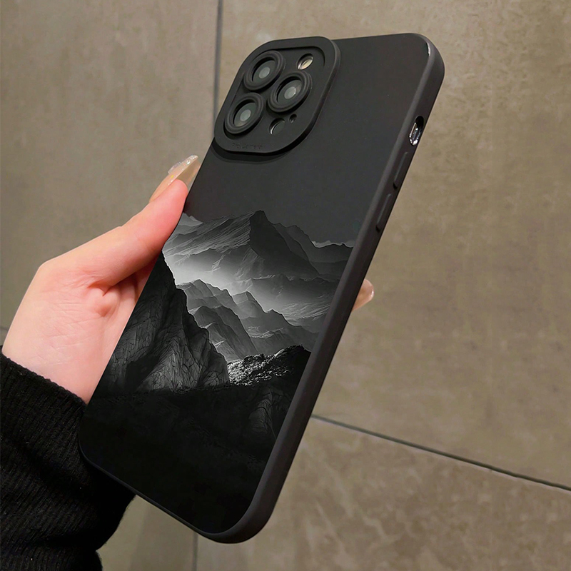 ブラックマウンテン INSデザイン シリコン製スマホケース  - Xiaomi Phone Accessories のレビューと価格