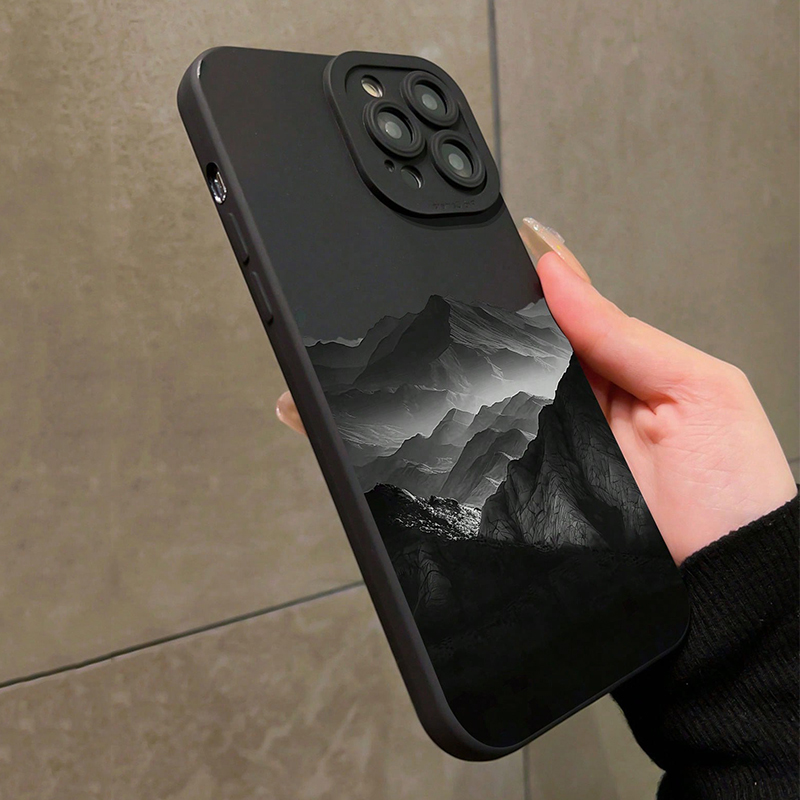ブラックマウンテン INSデザイン シリコン製スマホケース  - Xiaomi Phone Accessories のレビューと価格