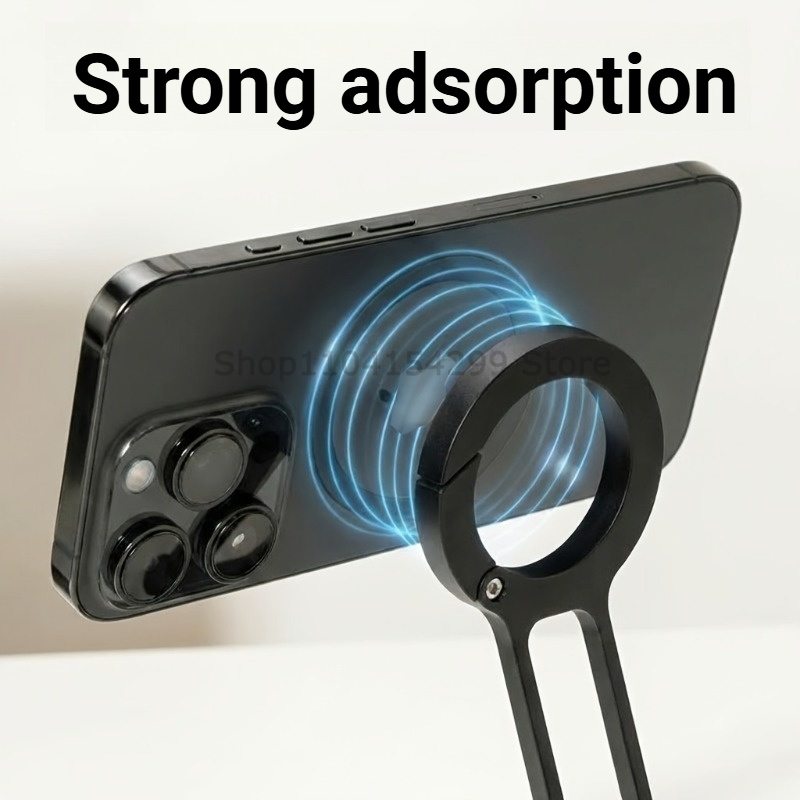 360 °   回転式金属製車載ホルダーリング付きマグセーフ - Phone Ring Holder のレビューと価格