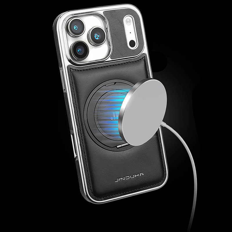 高級マグネット式360度回転キックスタンド付きレザー製iPh - Phone Ring Holder のレビューと価格