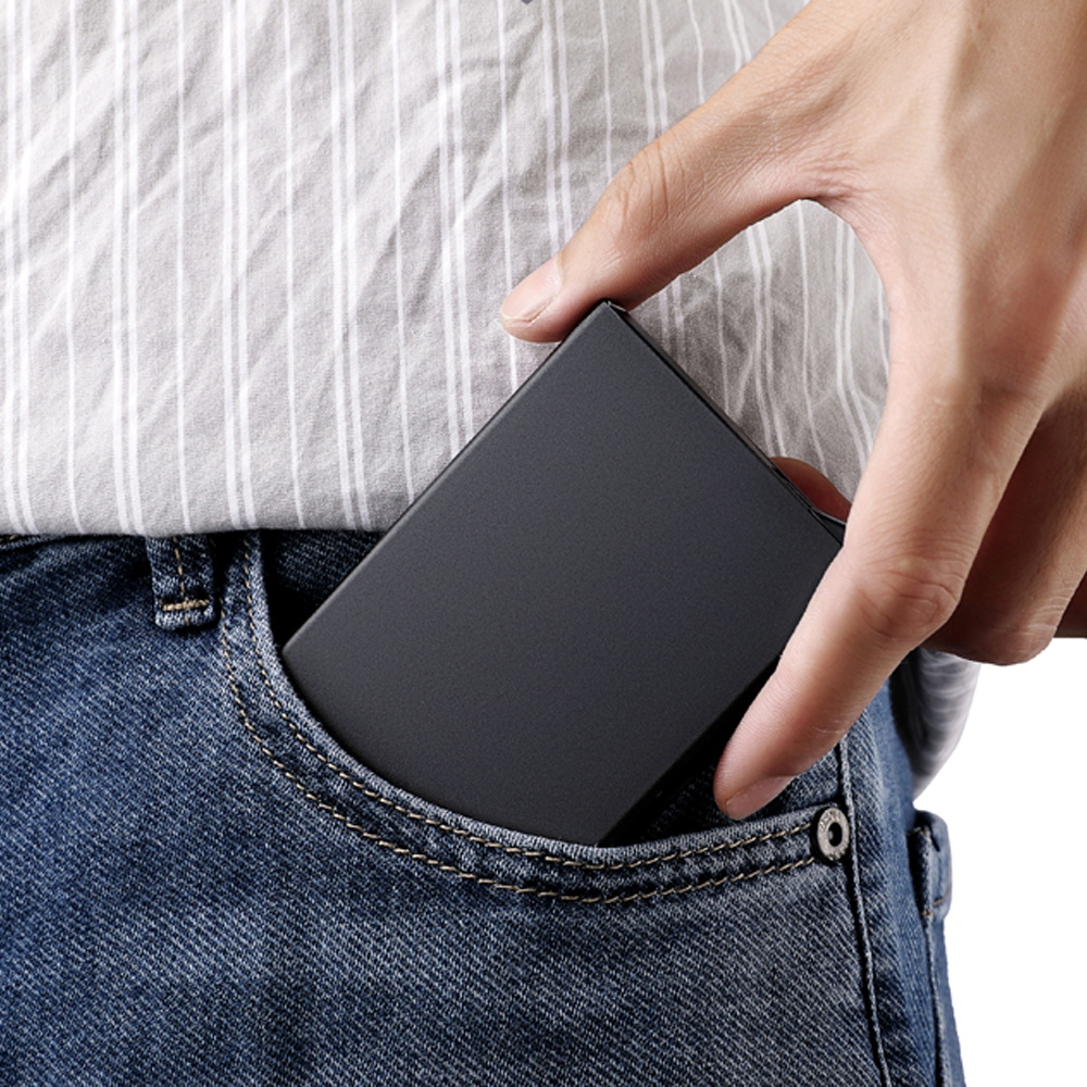 アルミ製RFIDカードホルダー NFCブロッキングリーダー  - Nfc Card Reader のレビューと価格