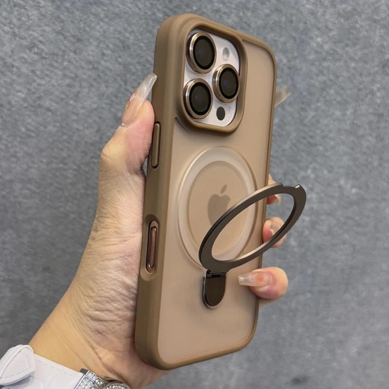 マットリングホルダー付きガラスレンズスマホケース iPhon - Phone Ring Holder のレビューと価格